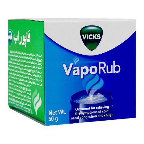 GSK Vicks Vapo Rub Ointment For Cold Relief, 50g