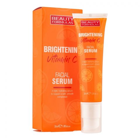 Beauty Formulas Brightening Vitamin C Facial Serum, 30ml