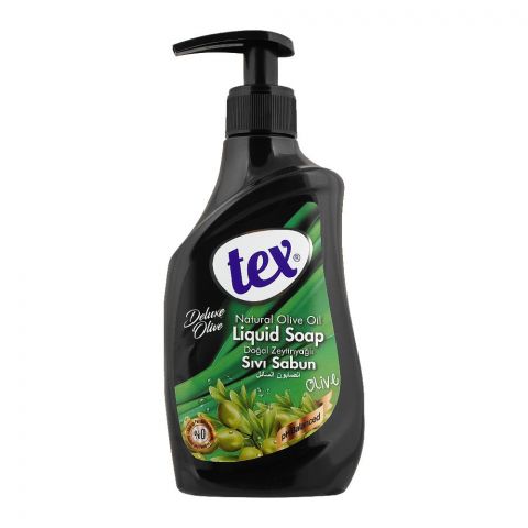 Tex Deluxe Natural Olive Oil Liquid Soap, 400ml