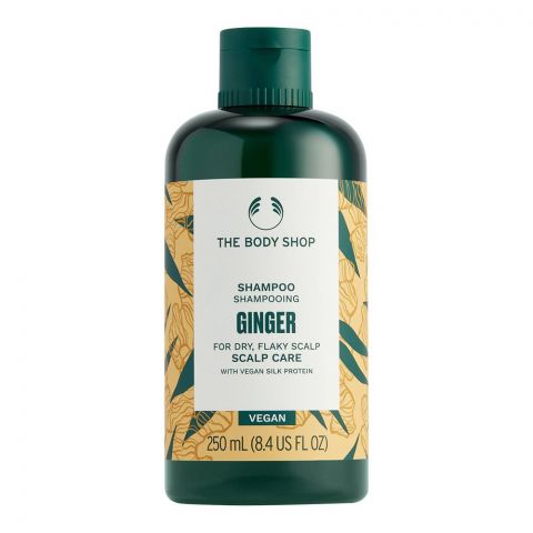 The Body Shop Ginger Anti-Dandruff Vegan Shampoo, For Dry/Flaky Scalp, 250ml