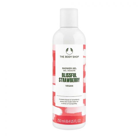 The Body Shop Blissful Strawberry Vegan Shower Gel, 250ml