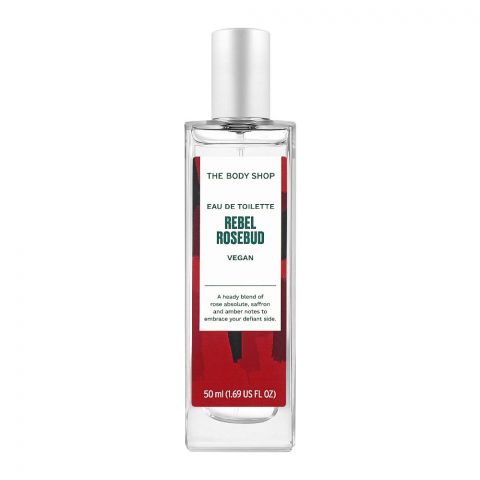 The Body Shop Rebel Rosebud Vegan, Eau De Toilette, 50ml