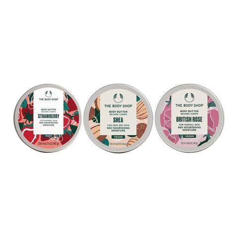The Body Shop Slather & Smooth The Body Butter Trio, 17206
