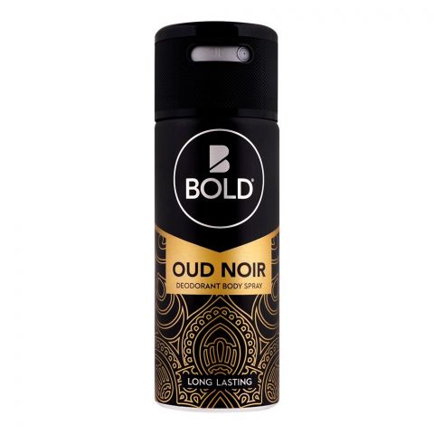 Bold Oud Noir Long Lasting Deodorant Body Spray, 150ml