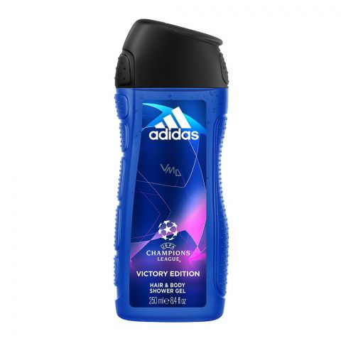 Adidas Champion League Victory Edition Hair & Body Shower Gel, 250ml