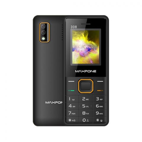 Maxfone 308 Black/Gold, Mobile Set