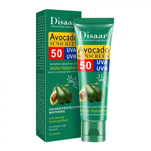Disaar Avocado Sunscreen, SPF50, 50g, DS51924