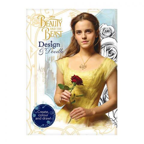 Disney Beauty And The Beast Design & Doodle Book