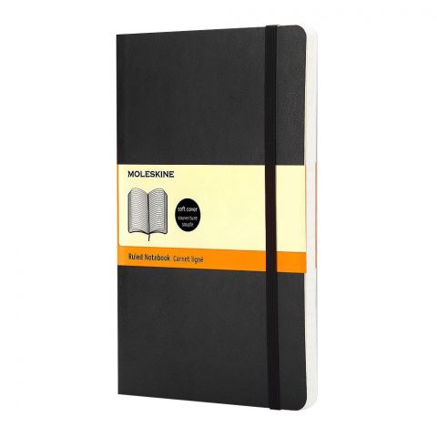 Moleskine: Classic Ruled Large Paper Notebook Black