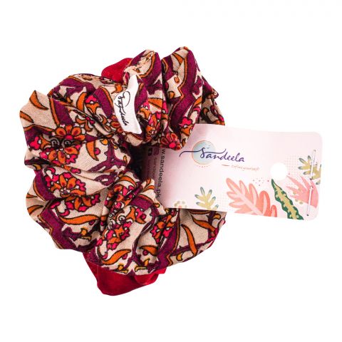 Sandeela Silky Classic Scrunchies, 03-02-6001, Multi 6-Pack