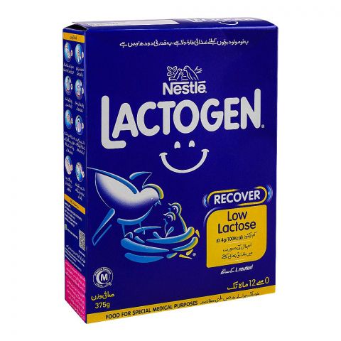 Nestle Lactogen Recover Low Lactose Infant Formula, For 0 To 12 Months, 375g