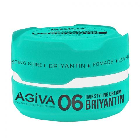 Agiva Professional Briyantin Shine Flash & Pomade Hair Styling Cream, 06, 150ml