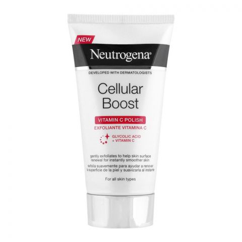 Neutrogena Cellular Boost Cellular Boost Vitamin C Polish For All Skin Types, 75ml