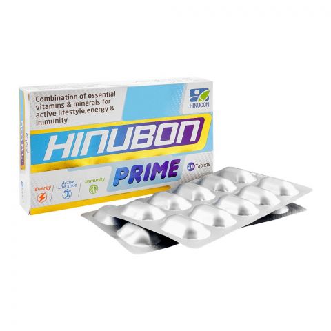 Hinucon Hinubon Prime Tablet, 20-Pack