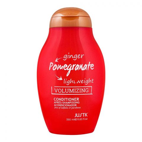 JUSTK Ginger, Pomegranate, Light Weight Volumizing Conditioner, 350ml