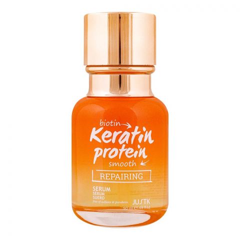 JUSTK Biotin, Keratin Protein, Smooth Repairing Hair Serum, 50ml