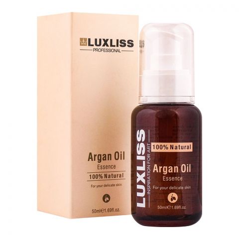 Luxliss Beaver 100% Natural Argan Oil Essence, 50ml