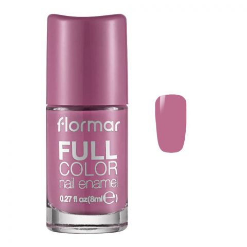 Flormar Full Color Nail Enamel, FC75, Misty Pink, 8ml