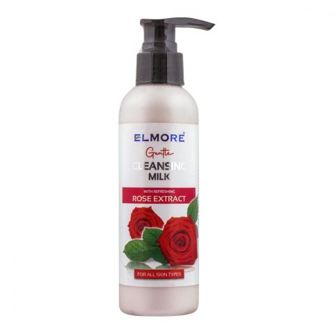 Elmore Refreshing Rose Gentle Cleansing Milk, For All Skin Types, 150g
