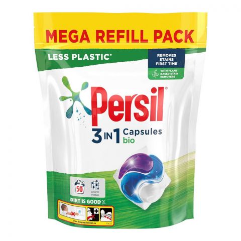 Persil 3in1 Bio Capsules 50-Pack, 1.350kg