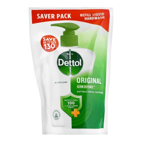 Dettol Original Anti-Bacterial Hand Wash, Pouch Refill Saver Pack, 375ml