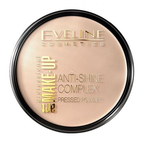 Eveline Anti-Shine Complex Pressed Powder, 31, Transparent