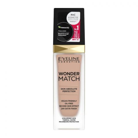 Eveline Wonder Match Skin Absolute Perfection Foundation, 15, Natural
