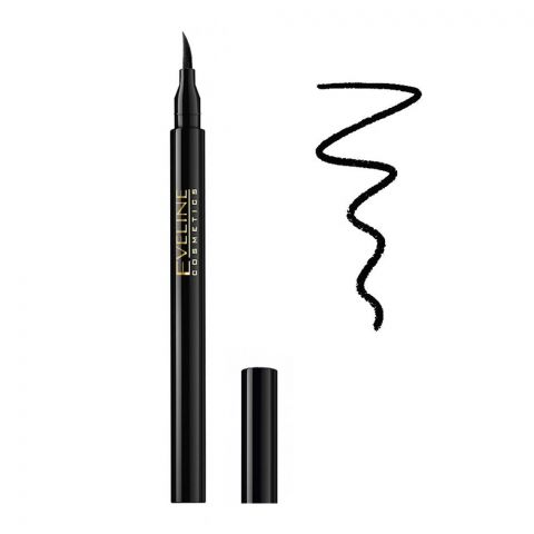 Eveline Art Make-Up Eyeliner Pen Long Lasting, Deep Black