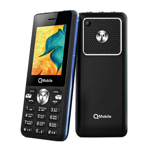 Qmobile Music 400 Pro Feature Mobile Phone, Green