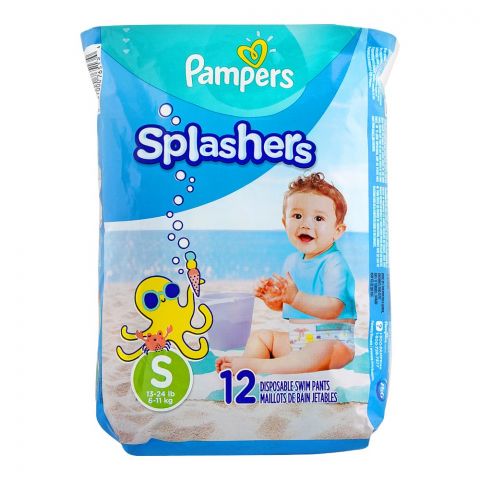 Pampers Splashers Swim Pants, S 6-11 KG, 12-Pack