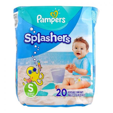 Pampers Splashers Swim Pants, S 6-11 KG, 20-Pack