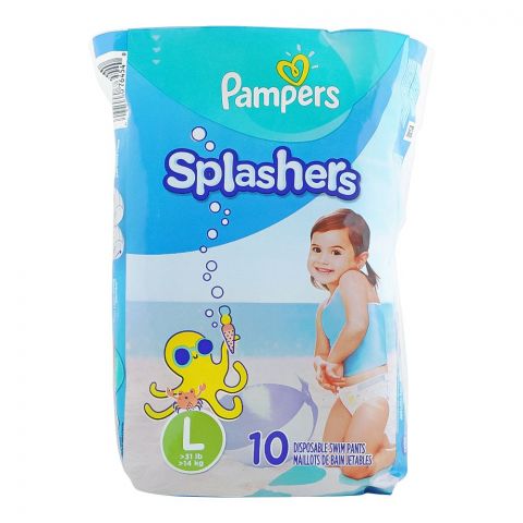 Pampers Splashers Girls Swim Pants, L 14 KG, 17-Pack