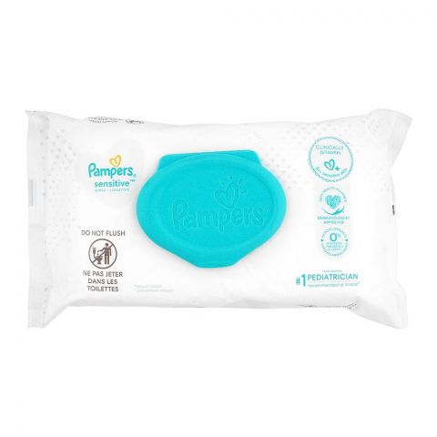Pampers Sensitive Fragrance-Free Baby Wipes, 56-Pack