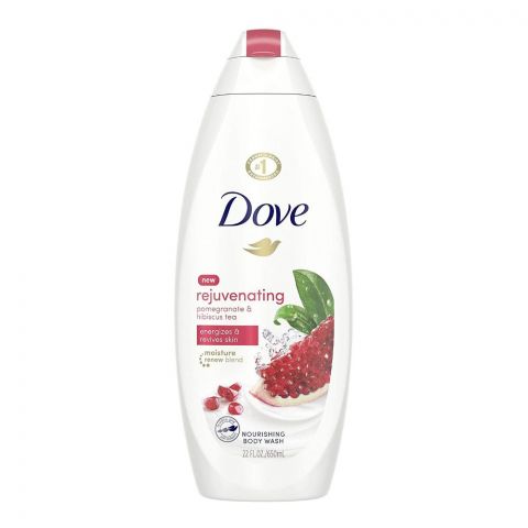 Dove Pomegranate & Hibiscus Tea Nourishing Body Wash, 650ml