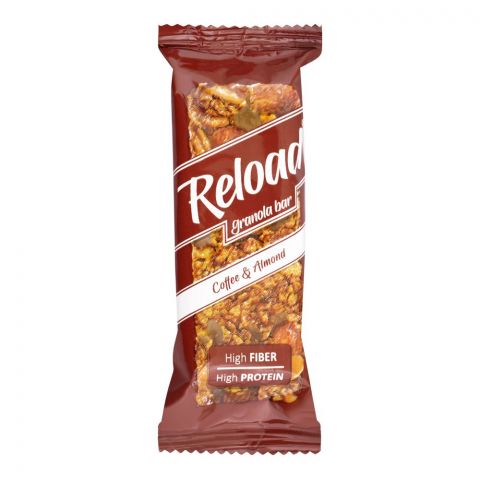 Reload Coffee & Almond Granola Bars, 40g