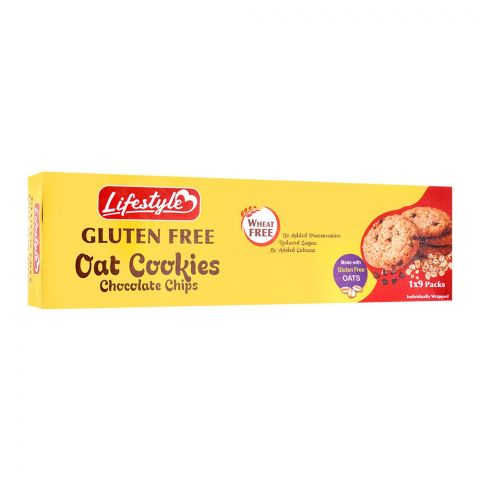 Lifestyle Gluten Free Chocolate Chip Oat Cookies, 100g
