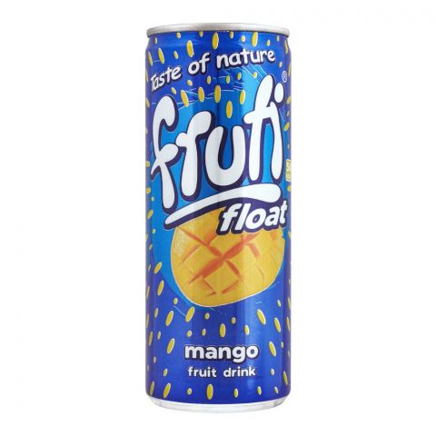 Fruti Float Taste Of Nature, Mango Fruit Drink Can, 240ml