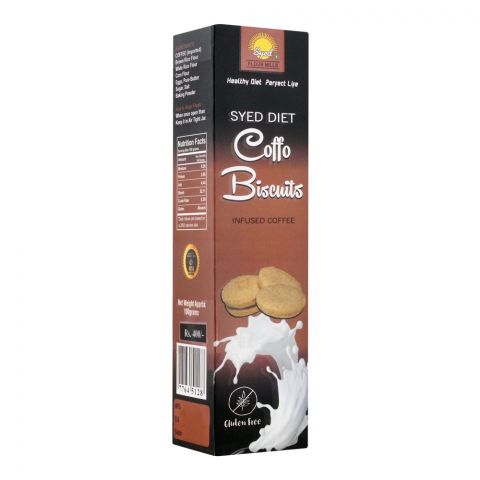 Syed Flour Mills Diet Gluten Free Coffo Biscuits, 100g