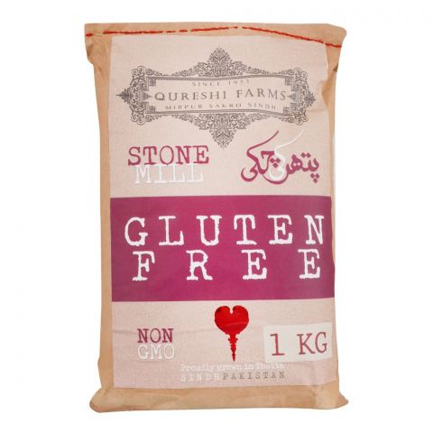 Qureshi Farms Stone Mill Gluten Free Flour, 1Kg