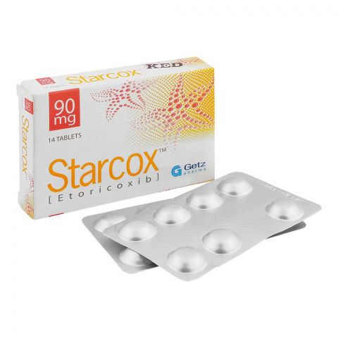 Getz Pharma Starcox Tablet, 90mg, 14-Pack