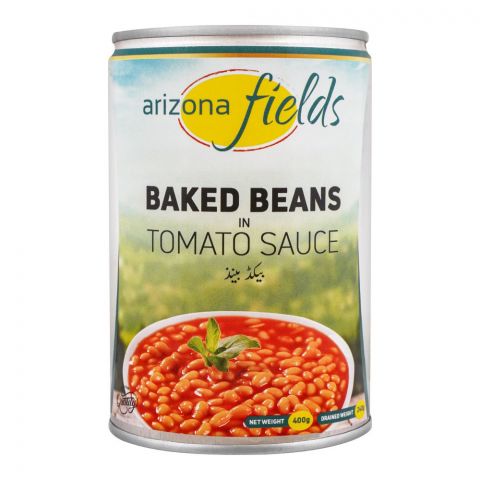 Arizona Fields Baked Beans In Tomato Sauce, Halal, 400g