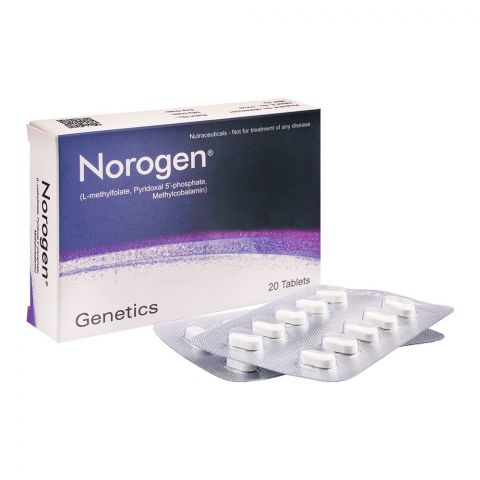 Genetics Pharmaceuticals Norogen Tablet, 20-Pack
