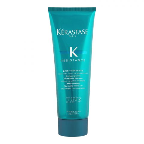 Kerastase Paris K Resistance Bain Therapist Balm-In-Shampoo, For Very Damaged, Over Processed Hair, 250ml