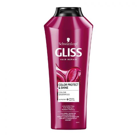 Schwarzkopf Gliss Color Protect & Shine Color Shampoo, 400ml