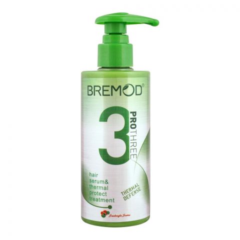 Bremod 3 Pro Three Hair Serum & Thermal Protect Treatment, Thermal Defense, 250ml
