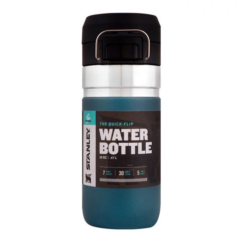Stanley Go Series Quick-Flip Water Bottle 0.47 Litre, Lagoon, 10-09148-026