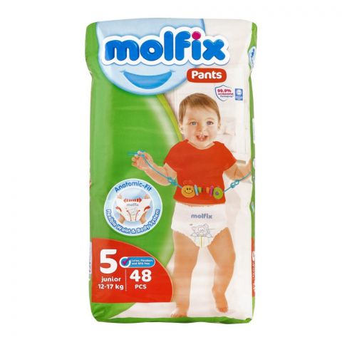 Molfix Pants 5 Junior Pants, 12-17kg, 48-Pack