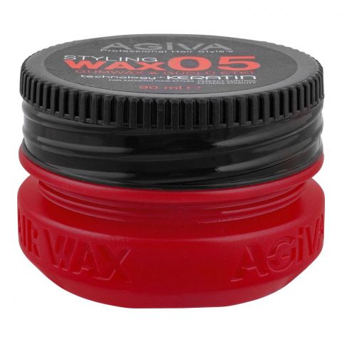 Agiva Professional Gumwax 05 Hair Styling Wax, Technology + Keratin, 90ml