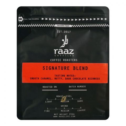 Raaz Coffee Roasters Signature Blend, 250g