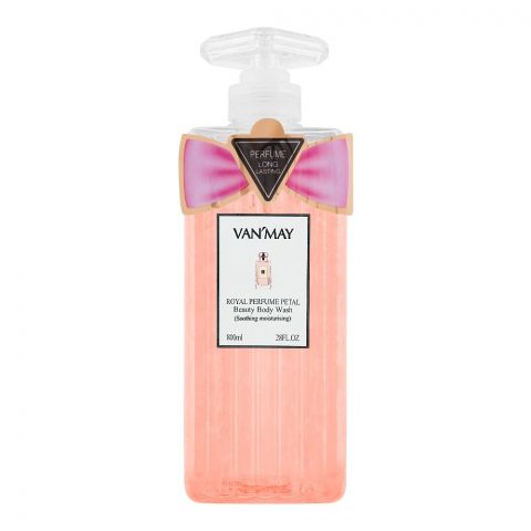 Van'May Royal Perfume Petal Soothing Moisturizing Body Wash, 800ml